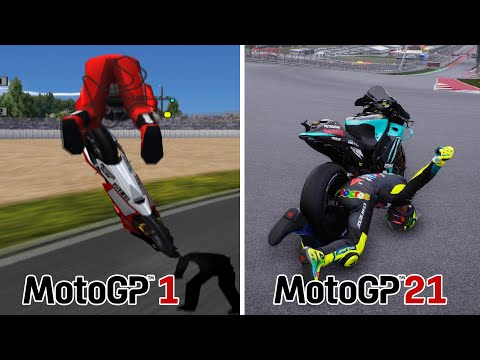 Crash Di Game MotoGP Dari 2000 ke 2021