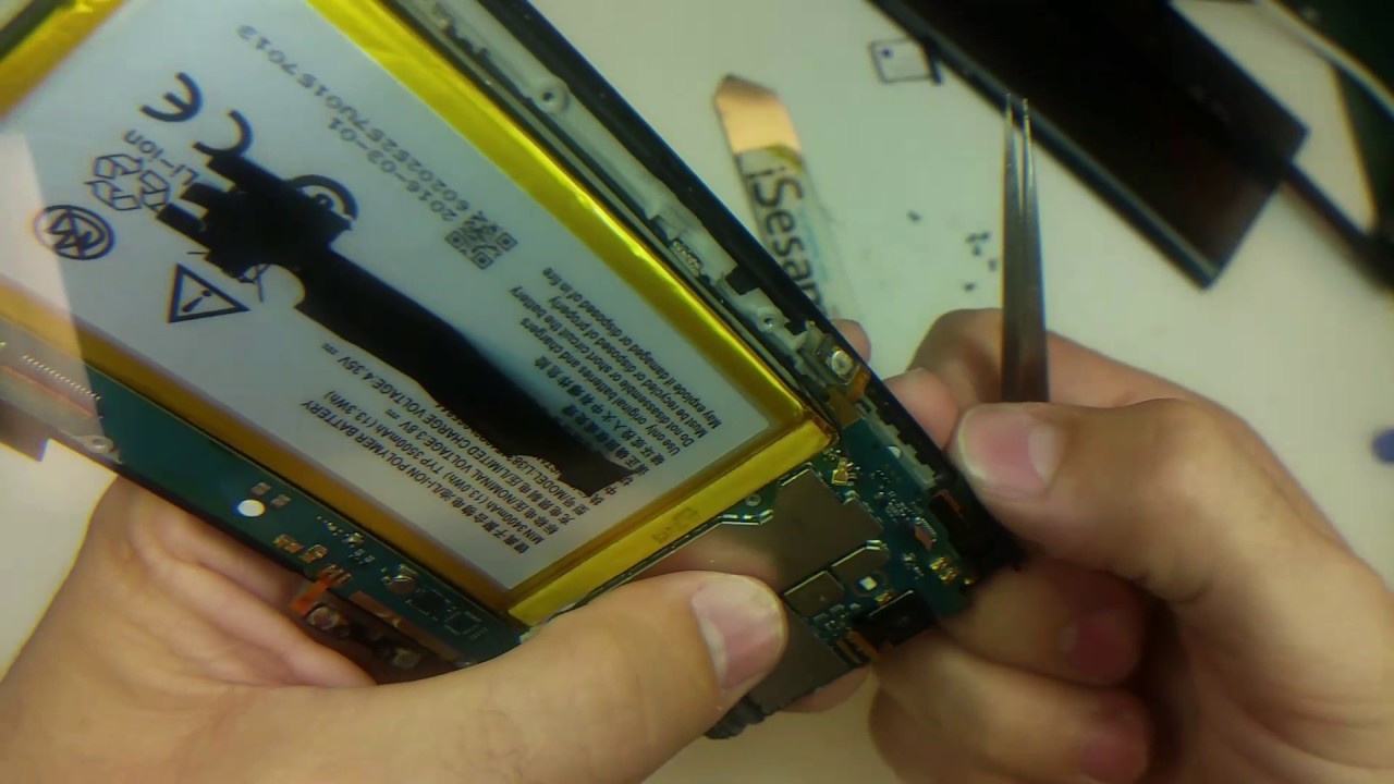How to replace the battery on ZTE Z970 plus water damage treatment
