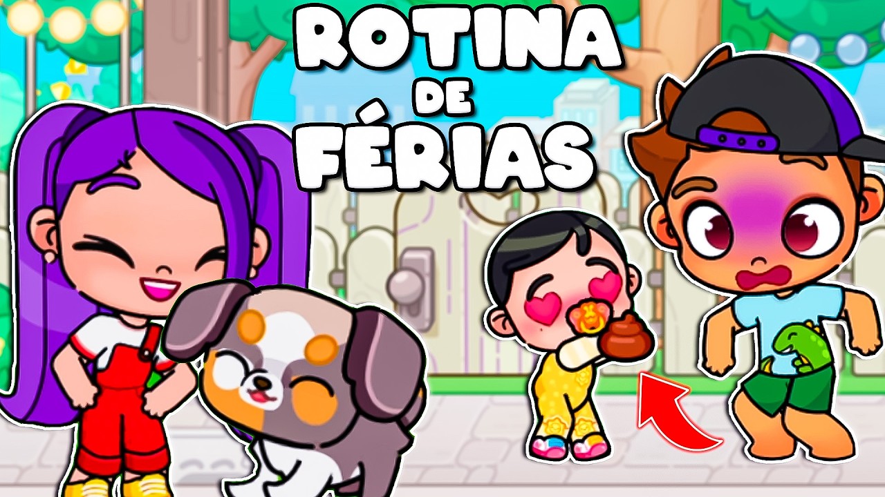 ROTINA DE FÉRIAS COM OS AMIGOS 🌞🍧| AVATAR WORLD ROTINAS E HISTÓRIAS