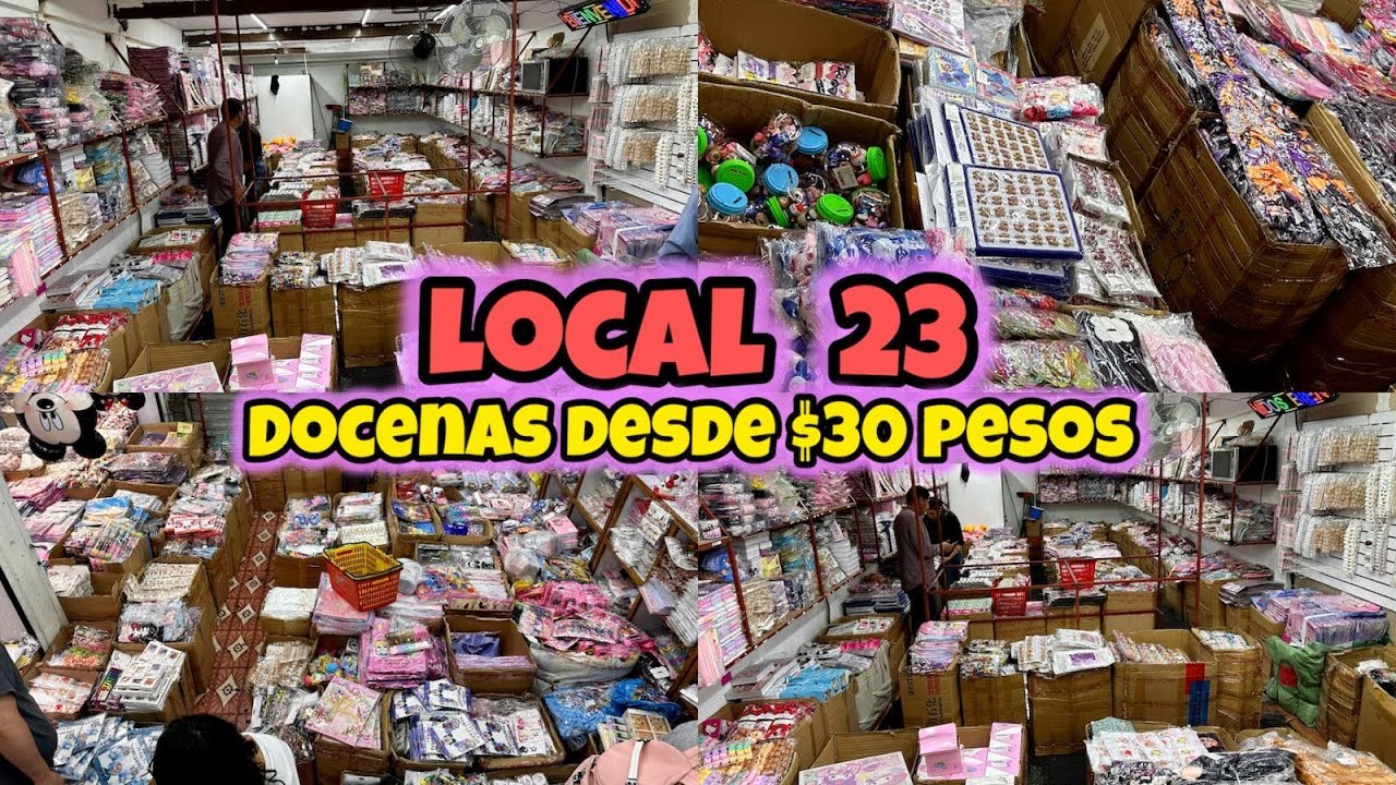Local 23 de Pasaje Tepito en Centro CDMX | Docenas desde $30 pesos 