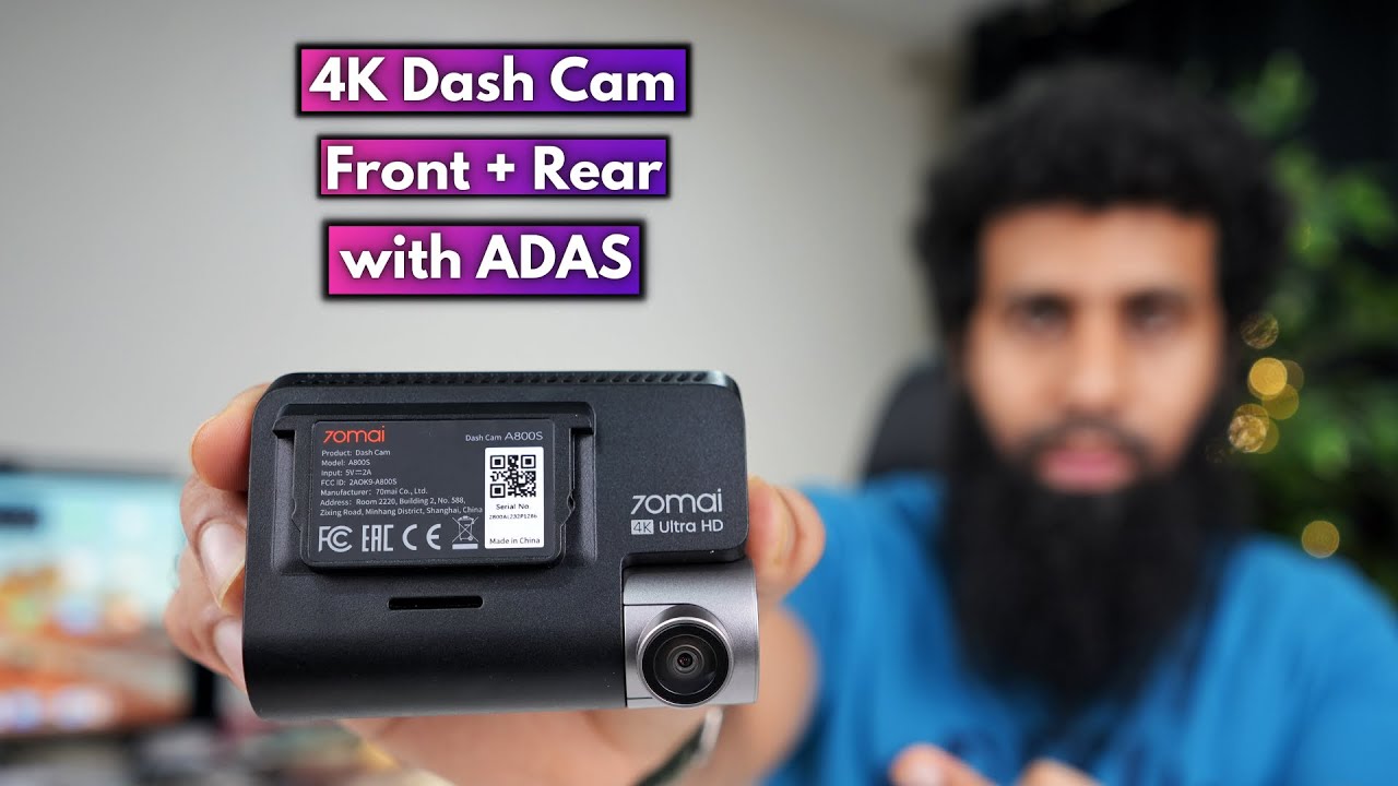 4k Dual Channel Car Dash Cam 70mai A800S Review YouTube