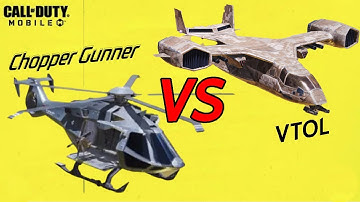 CODM New Scorestreak Chopper Gunner Vs VTOL | Drop Zone | CODM-Garena