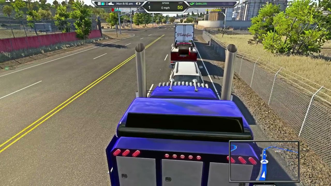 American Truck Simulator Episode 11 Trucking In California