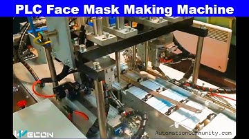 Face Mask Making Machine - PLC Examples in Real Life