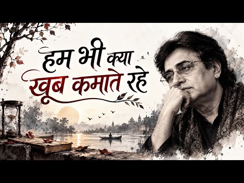 Hum Bhi Kya Khoob Kamate Rahe | हम भी क्या ख़ूब कमाते रहे | Jagjit Singh Sad Reality Ghazal 