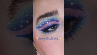 🌠✨️Galaxy Eye Makeup✨️🌌 #makeup #makeuptutorial #galaxy #eyemakeup #eyeshadow #cutcrease #aesthetic