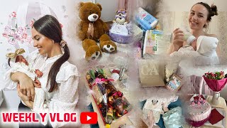 NEDELJNI VLOG | Par dana sa nama 🤱🏻 Baby haul | Babine | Grcevi