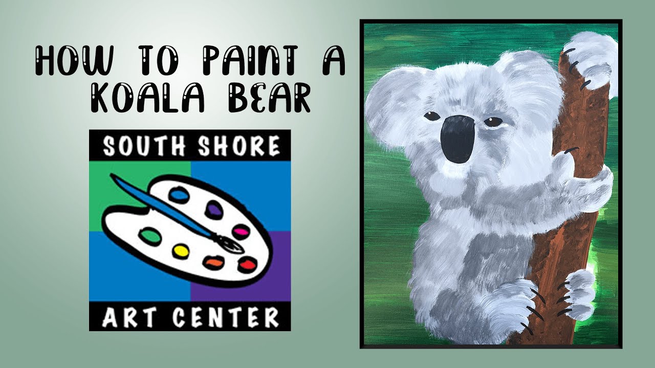 How to Paint a Koala Bear - YouTube