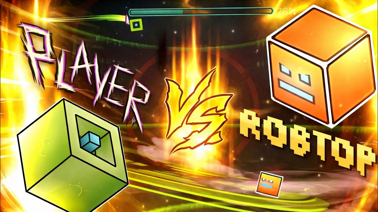 ⚡ The Final Battle! PLAYER vs ROBTOP | Geometry Dash - YouTube