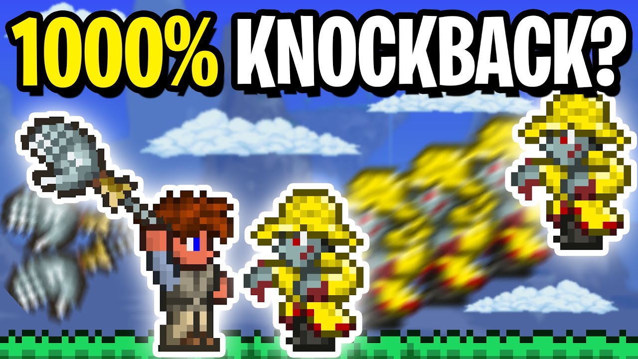 Can you have 1000 KNOCKBACK in Terraria? YouTube