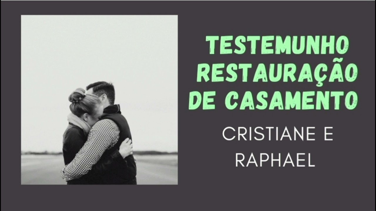 TESTEMUNHO DE RESTAURAÇÃO DE CASAMENTO - Ele disse para eu seguir a minha vida