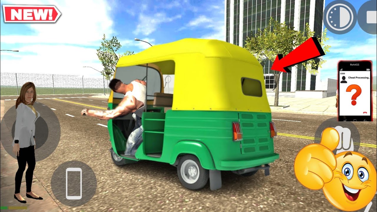 Finally New auto riksha cheat code ? Indian bike driving 3d new update