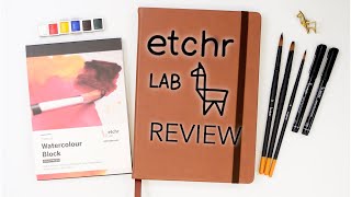 Looking At Etchr Lab's Watercolour Starter Kit and Signature Series Sketchbook!