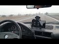 BMW e34 m50 525 turbo 630hp acceleration 60-290