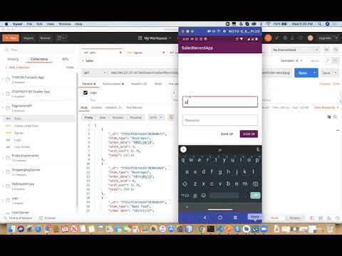 Sales Records Demo Application (Project 8 : Group 2) Advanced Mobile Application Development