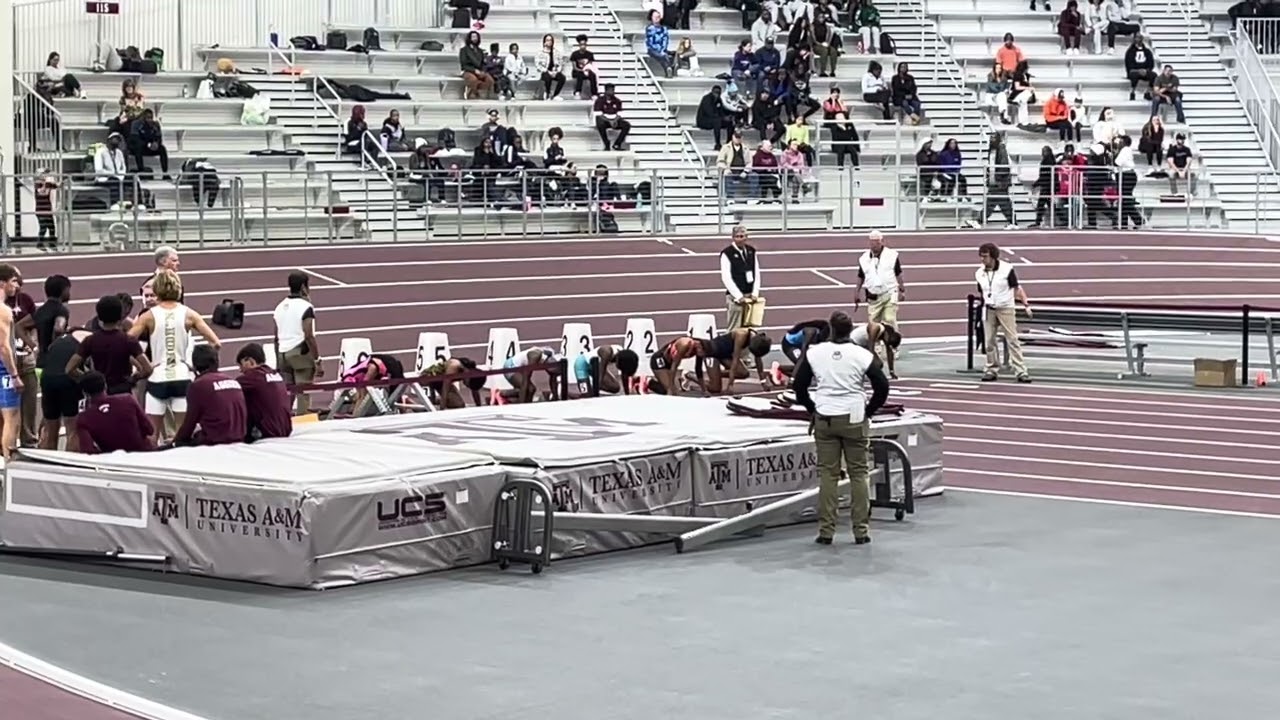 Texas High School Indoor Championships 2025 100m hurdles finals