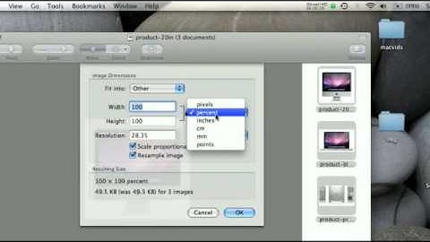 Resize multiple images with mac OSX Leopard and preview