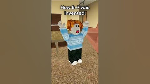 Invention of 6-7 be like: #roblox #shorts #animation #memes #comedy #brainrot #moonanimator