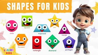 Shapes Song Learn Shapes Shapes For Kids Nursery Rhymes Learny Kids