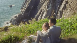 super8 elopement film | seaside + cannon beach wedding | oregon super8 wedding videographer