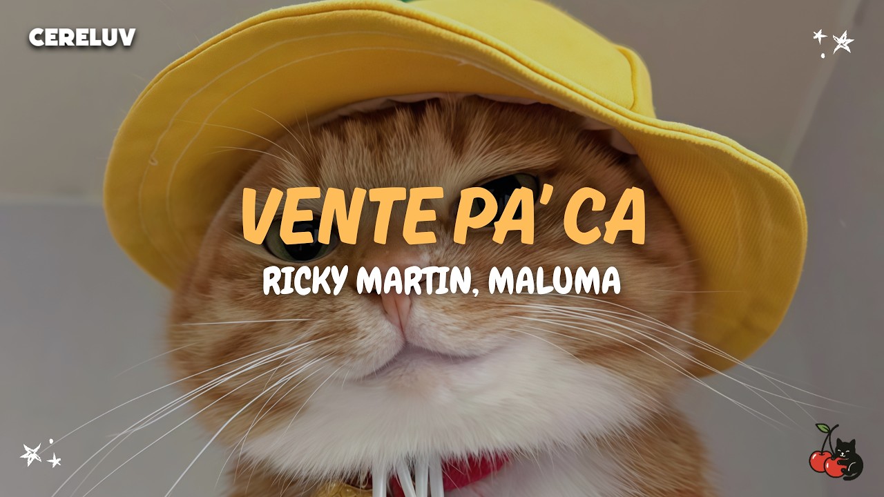 Ricky Martin, Maluma - Vente Pa' Ca (Letra)