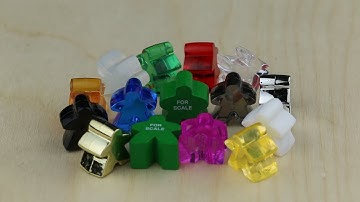 Acrylic Meeple - Board Game Pieces from The Game Crafter