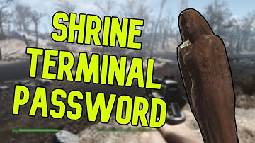 Shrine Terminal Password (Visions In The Fog) - Fallout 4