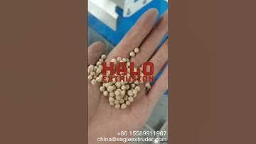 Witness the single screw extruder in action, crafting healthy and delicious fish feed