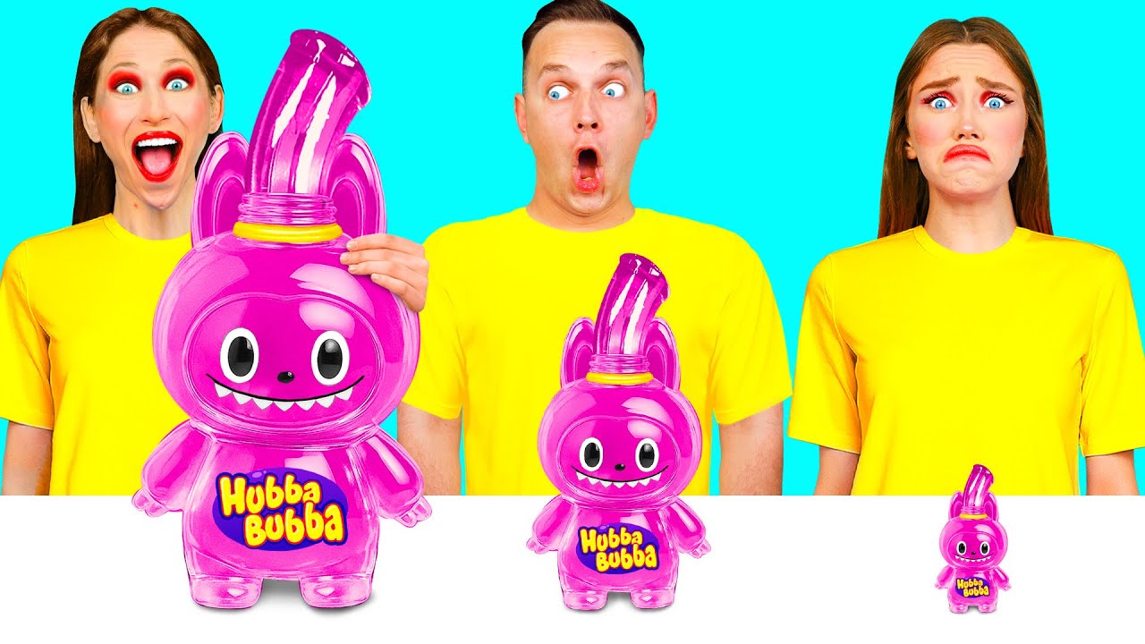 बिग, मध्यम और छोटी प्लेट चुनौती | सिंपल सीक्रेट किचन हैक्स Fun Fun Challenge