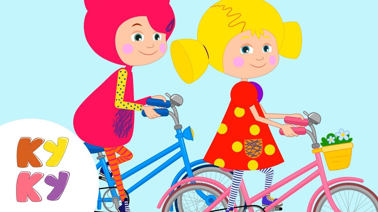 ⁣ВЕЛОСИПЕД - КУКУТИКИ - Развивающая веселая детская песенка мультик для детей малышей про велосипед
