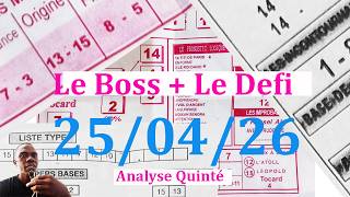 🚨🚨 Le BOSS SAMEDI 25 Avril 2026 - Analyse : Auteuil (R1) 4e course – Grande Course de Haies