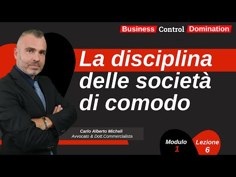 La disciplina delle societ di comodo