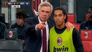 When Ronaldinho Substituted & SHOCKED Carlo Ancelotti