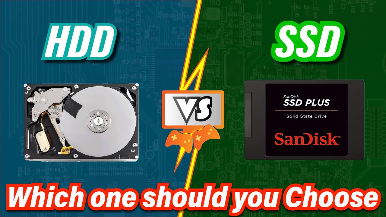 HDD vs SSD - Hard Disk Drive vs Solid State Drive Explained ⚡ Speed ...