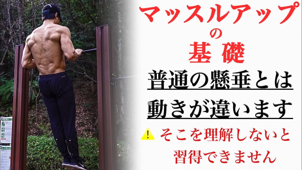 マッスルアップ習得の鍵はホローボディプルアップ！[カリステニクス･自重トレ]