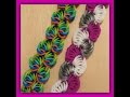 New " Sorbet Delight " Hook Only Rainbow Loom Bracelet/ How To Tutorial