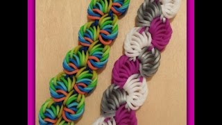 New Sorbet Delight Hook Only Rainbow Loom Bracelet/ How To Tutorial