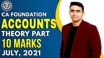 PART 2|| IMP THEORY FOR CA FOUNDATION ACCOUNTS FROM STUDY MATERIAL|| DEC 2021|| CA CS JITIN TYAGI||