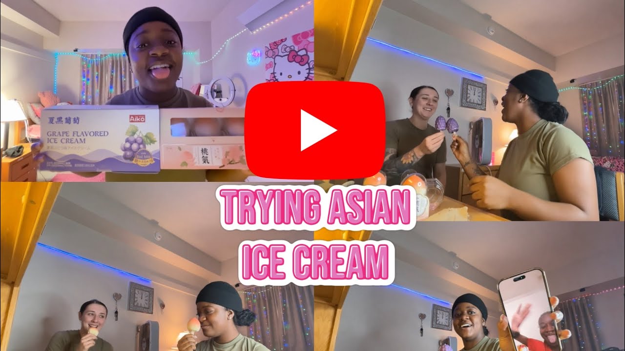 Try Asian Ice Cream with us *VIRAL TIKTOK ICE CREAM*😚🍨💞