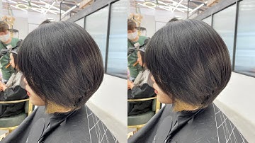 Round graduation x Layer | Hướng dẫn cắt | Tóc ngắn Layer