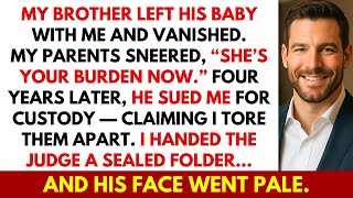 My Brother Left His Baby With Me & Vanished — Four Years Later, He Dragged Me to Court. Then I...