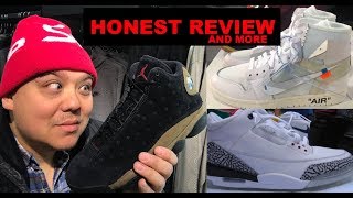 Air Jordan 13 Olive Retro Sneaker Honest Review ,2018 White Cement #NBAAllStar 3's & More