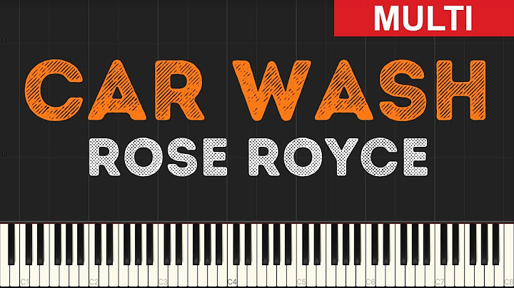 Car Wash Piano version - Piano performance video thumbnail