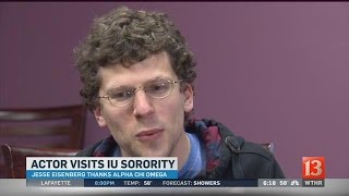 Actor Visits IU Sorority