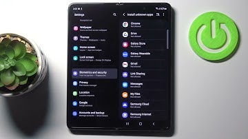 How to Install Unknown Apps in Samsung Galaxy Z Fold 3 5G? Download Apps from Unknown Sources