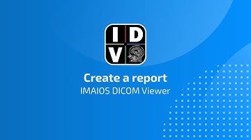 IMAIOS DICOM Viewer: Create a report
