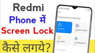 How To Set Screen Pattern Lock In Redmi 9 Prime | Redmi Mobile Screen Lock Set kaise Kare