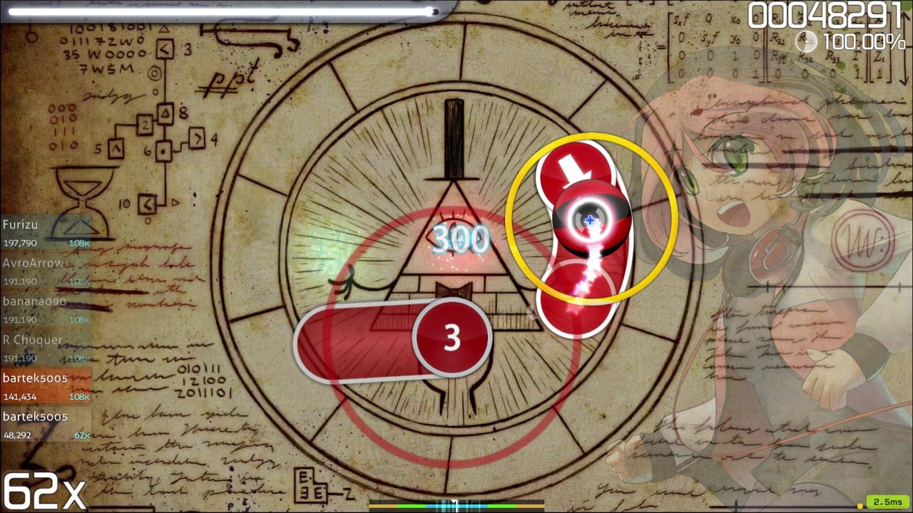 Карта осу нон стоп