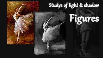 Study of light & shadow - Figures