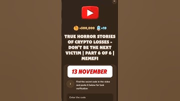 TRUE HORROR STORIES OF CRYPTO LOSSES - DON’T BE THE NEXT VICTIM | PART 6 OF 6 | MEMEFI #memefi #code